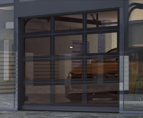 Панорамные ворота Алютех AluPro в Белореченске