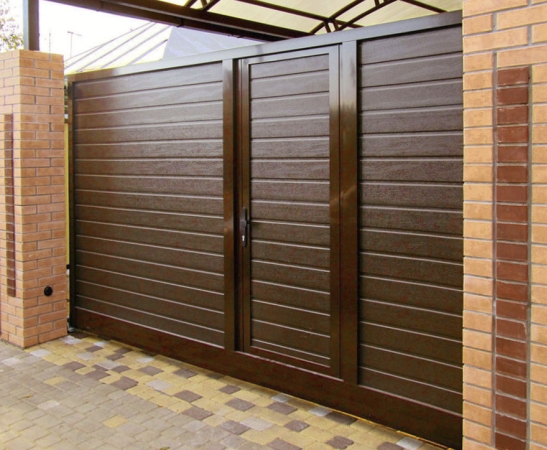 Ворота с калиткой в Белореченске