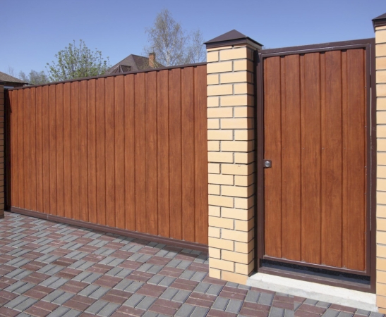 Ворота из металлического сайдинга в Белореченске