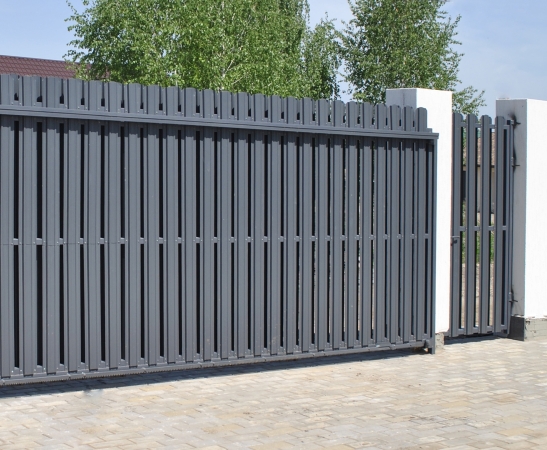 Ворота из штакетника в Белореченске